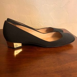 Tory Burch Regina Square Toe Low Block Heels